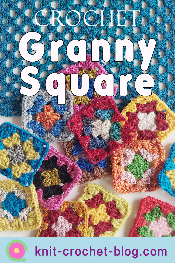 How to crochet a granny square