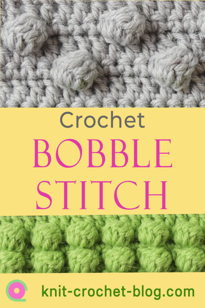 tutorials for crocheting bobble stitches