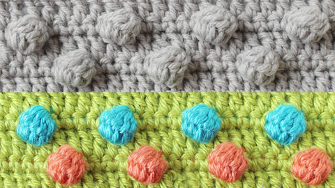 Crochet the bobble stitch - Knit & Crochet Blog