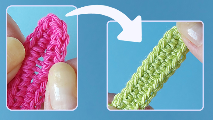 Tutorial for crocheting around a chain so you get no holes